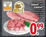 Gulasch im Angebot bei EDEKA in Kaufbeuren Gulasch Angebote von Strohschwein bei EDEKA Kaufbeuren für 0,99 €