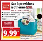 Sac à provisions isotherme - CASA ROYALE en promo chez Norma Colmar à 9,99 €