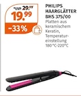 HAARGLÄTTER BHS 375/00 von PHILIPS im aktuellen Müller Prospekt für 19,99 €