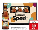 Spezi Angebote von Krombacher bei Marktkauf Rottenburg für 9,99 €