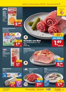 Schweinefilet im aktuellen Netto Marken-Discount Prospekt (Aachen) Schweinefilet im Netto Marken-Discount Prospekt "Aktuelle Angebote" mit 69 Seiten (Aachen)