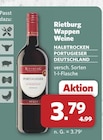 Halbtrocken Portugieser von Rietburg Wappen für 3,79 € bei combi im Angebot Halbtrocken Portugieser von Rietburg Wappen im aktuellen combi Prospekt