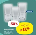 Aktuelles Longdrinkglas Angebot bei ROLLER in Hamburg ab 0,59 €