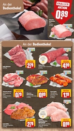 Schweinefleisch im REWE Prospekt in Neu-Ulm Aktueller REWE Prospekt mit Schweinefleisch, "Dein Markt", Seite 10