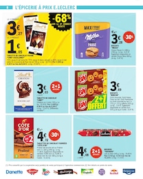 Offre Lindt dans le catalogue E.Leclerc du moment à la page 8