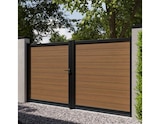 Brico Dépôt Annemasse - Promo Portail composite battant Delfis 3m Promo Portail composite battant Delfis 3m à 799,00 € dans le catalogue Brico Dépôt à Annemasse