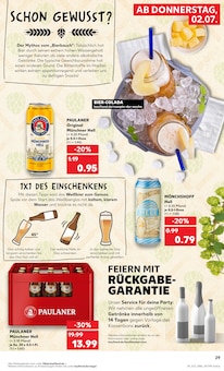 Bier im Kaufland Prospekt "Hier bin ich richtig" mit 75 Seiten (Rostock)