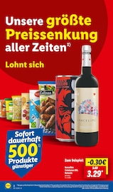 Wein im Lidl Prospekt in Mainz Aktueller Lidl Prospekt mit Wein, "LIDL LOHNT SICH", Seite 2