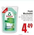 Frosch Waschmittel Pulver im Angebot bei EDEKA in Memmingen Frosch Waschmittel Pulver Angebote von Frosch bei EDEKA Memmingen für 4,49 €