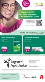 Aktueller mea - meine apotheke Apotheken Prospekt in Neudenau und Umgebung, "Unsere August-Angebote" mit 4 Seiten, 01.08.2025 - 31.08.2025