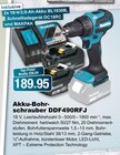 Akku-Bohrschrauber DDF490RFJ bei RHG Baucentrum im Stollberg Prospekt für 189,95 €