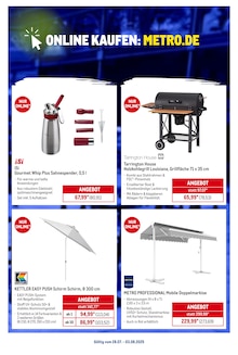 Sonnenschirm im METRO Prospekt "Wochenangebote + Flash Deal + Metro Markets" mit 27 Seiten (Trier)