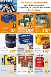 Cola im Globus-Baumarkt Prospekt in Zweibrücken Aktueller Globus-Baumarkt Prospekt mit Cola, "Immer eine Idee besser", Seite 20