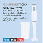Stabmixer 13767 von GOURMETmaxx im aktuellen V-Markt Prospekt für 10,00 €
