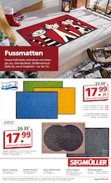 Fußmatte Angebot im aktuellen Segmüller Prospekt auf Seite 24