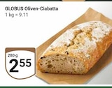 Aktuelles Oliven-Ciabatta Angebot bei GLOBUS in Siegen (Universitätsstadt) ab 2,55 €