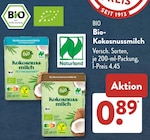Bio Kokosmilch im ALDI SÜD Prospekt Kokosnussmilch Fettreduziert von Bio im aktuellen ALDI SÜD Prospekt für 0,89 €