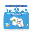 Lait U.H.T. des Campagnes - CARREFOUR CLASSIC' en promo chez Carrefour Market Saint-Étienne à 9,72 €
