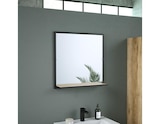 Miroir tablette decor bois "district" l.60x h.60 x p.1,3 cm - Brico Dépôt à Asnières-sur-Seine Miroir tablette decor bois "district" l.60x h.60 x p.1,3 cm en promo chez Brico Dépôt Asnières-sur-Seine à 59,90 €