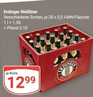 Aktuelle Erdinger Angebote bei GLOBUS in Siegen (Universitätsstadt) Aktuelles Weißbier Angebot bei GLOBUS in Siegen (Universitätsstadt) ab 12,99 €