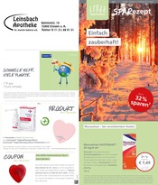 LINDA Premiumapotheke Apotheken Prospekt der aktuellen Woche mit 3 Seiten, gültig von 01.11.2025 bis 30.11.2025, in Pfullingen und Umgebung Aktueller LINDA Premiumapotheke Apotheken Prospekt in Pfullingen und Umgebung, "Aktuelle Angebote" mit 3 Seiten, 01.11.2025 - 30.11.2025