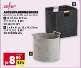 Aufbewahrungskorb Angebote von Zeller bei Marktkauf Reutlingen für 8,99 €