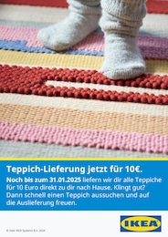 IKEA Prospekt für Prenzlau: "Teppichlieferung jetzt für 10€", 1 Seite, 23.12.2024 - 29.12.2024