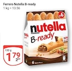 Aktuelle Nutella Angebote bei GLOBUS in Willich Aktuelles Nutella B-ready Angebot bei GLOBUS in Willich ab 1,79 €