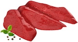 Aktuelle Rindfleisch Angebote bei REWE in Lübeck Aktuelles Rinder-Leber am Stück Angebot bei REWE in Lübeck ab 0,55 €