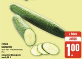 nah und gut Ansbach - Salatgurken Angebot im Prospekt Salatgurken bei nah und gut im Ansbach Prospekt für 1,00 €