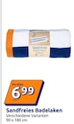 Sandfreies Badelaken von  im aktuellen Action Prospekt für 6,99 €