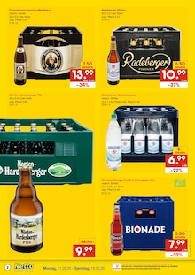 Bier im Netto Marken-Discount Prospekt "DER ORT, AN DEM DU IMMER AUSGEZEICHNETE PREISE FINDEST." mit 6 Seiten (Langenhagen)