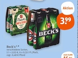 Aktuelles Bier Beck’s Angebot bei tegut in Erfurt ab 3,88 €