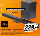 expert Plauen - Soundbar BAR 2.1 Deep Bass Angebot im Prospekt Soundbar BAR 2.1 Deep Bass bei expert im Plauen Prospekt für 229,00 €