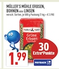 Erbsen, Bohnen oder Linsen im Angebot bei Marktkauf in Bielefeld Erbsen, Bohnen oder Linsen Angebote von Müller’s Mühle bei Marktkauf Bielefeld für 1,99 €