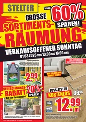 Aktueller wohnen & sparen Stelter Prospekt mit Bodenbelag, "AKTUELLE ANGEBOTE", Seite 1