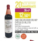 Saint-Émilion Grand Cru AOP à Supermarchés Match dans Guewenheim Saint-Émilion Grand Cru AOP à Supermarchés Match dans Guewenheim