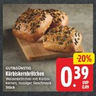 Kürbiskernbrötchen im Angebot bei WEZ in Bad Salzuflen Kürbiskernbrötchen Angebote von GUT&GÜNSTIG bei WEZ Bad Salzuflen für 0,39 €