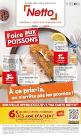 Poisson Angebote im Prospekt "À ce prix-là on n'arrête pas les promos !" von Netto auf Seite 1