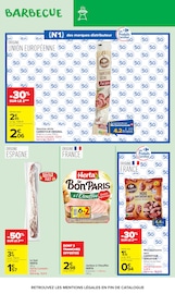 Promos Saucisse dans le catalogue "Carrefour market" de Carrefour Market Saucisse en promo dans le catalogue Carrefour Market à la page 6