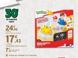 Arène de combat et 2 spinners - POKEMON en promo à 17,43 € chez Intermarché Super Arène de combat et 2 spinners - POKEMON dans le catalogue Intermarché Super