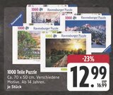 1000 Teile Puzzle Angebote von Ravensburger bei EDEKA Ansbach für 12,99 €