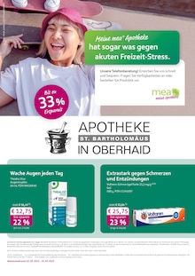 Aktueller mea - meine apotheke Prospekt (Breitengüßbach, 4 Seiten zum blättern mea - meine apotheke Prospekt Unsere Mai-Angebote mit 4 Seiten
