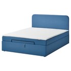 Aktuelles Boxbett mittelfest/Vissle blau 140x200 cm Angebot bei IKEA in Salzgitter ab 726,10 €