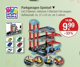 Parkgaragen Spielset im V-Markt Prospekt Parkgaragen Spielset von Happy People im aktuellen V-Markt Prospekt für 9,99 €
