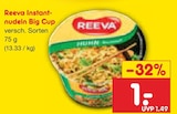 Aktuelle Nudeln Angebote bei Netto Marken-Discount in Halle (Saale) Aktuelles Instantnudeln Big Cup Angebot bei Netto Marken-Discount in Halle (Saale) ab 1,00 €