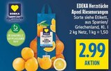 Herzstücke Apeel Riesenorangen von EDEKA im aktuellen diska Prospekt für 2,99 €