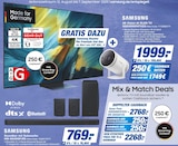 4K Vision AI OLED TV GQ55S95FATXZG + oder Soundbar mit Subwoofer HW-Q935GF/ZG im Angebot bei expert in Schweinfurt 4K Vision AI OLED TV GQ55S95FATXZG + oder Soundbar mit Subwoofer HW-Q935GF/ZG Angebote von Samsung bei expert Schweinfurt für 769,00 €