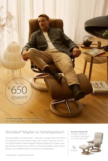 Relaxsessel im porta Möbel Prospekt "STRESSLESS" mit 10 Seiten (Jena)