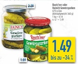 Bautz'ner Gewürzgurken oder Hainich Gewürzgurken Angebote bei diska Dresden für 1,49 €